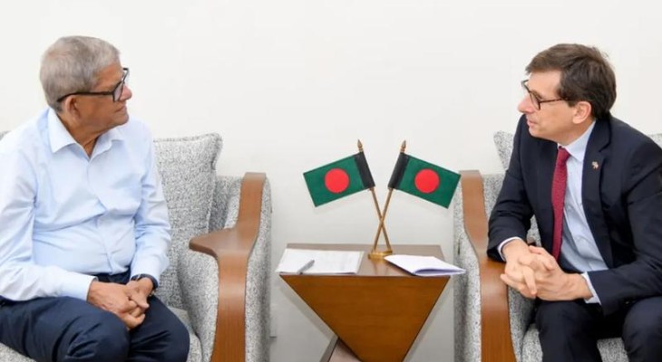 স্থানীয় সরকারমন্ত্রীর সঙ্গে ফ্রান্সের রাষ্ট্রদূতের সাক্ষাৎ